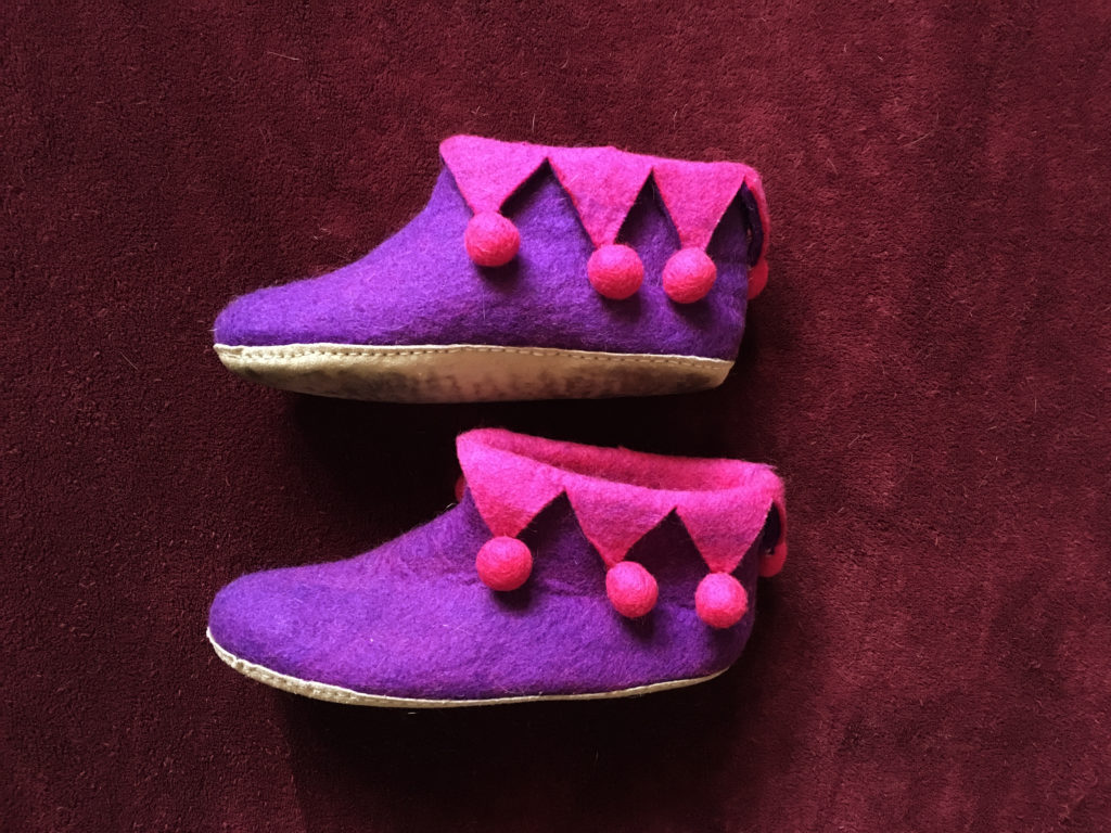 Felt slippers