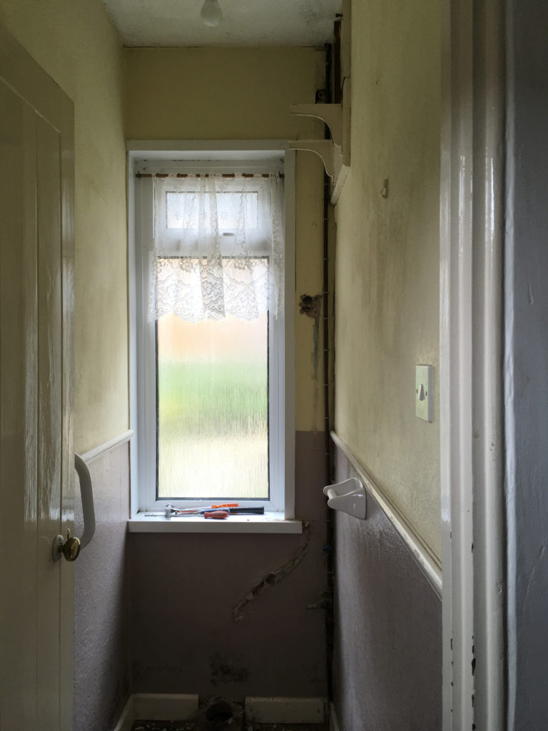 The old loo removed
