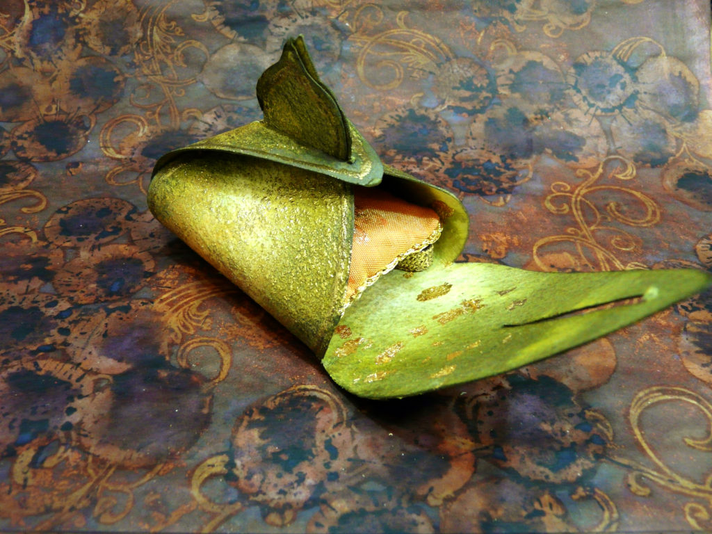 One of a collection of small boxes containing lavender sachets