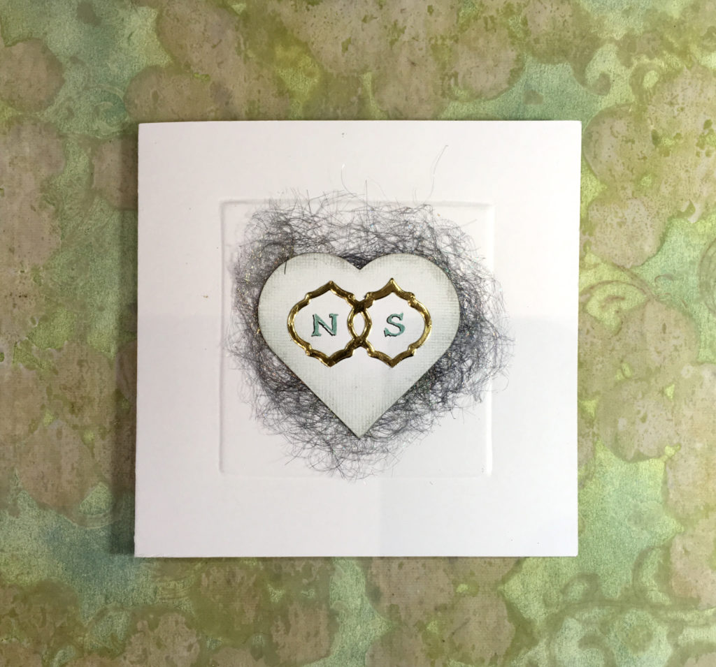 Anniversary card - the finished card