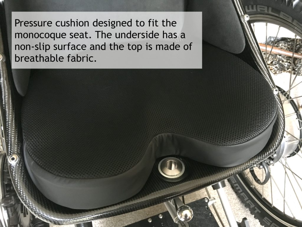 Trekinetic wheelchair seat cushion