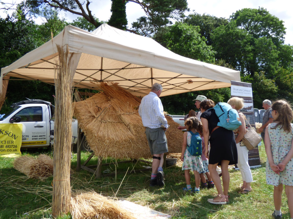 Totnes Show 2019. Thatching.