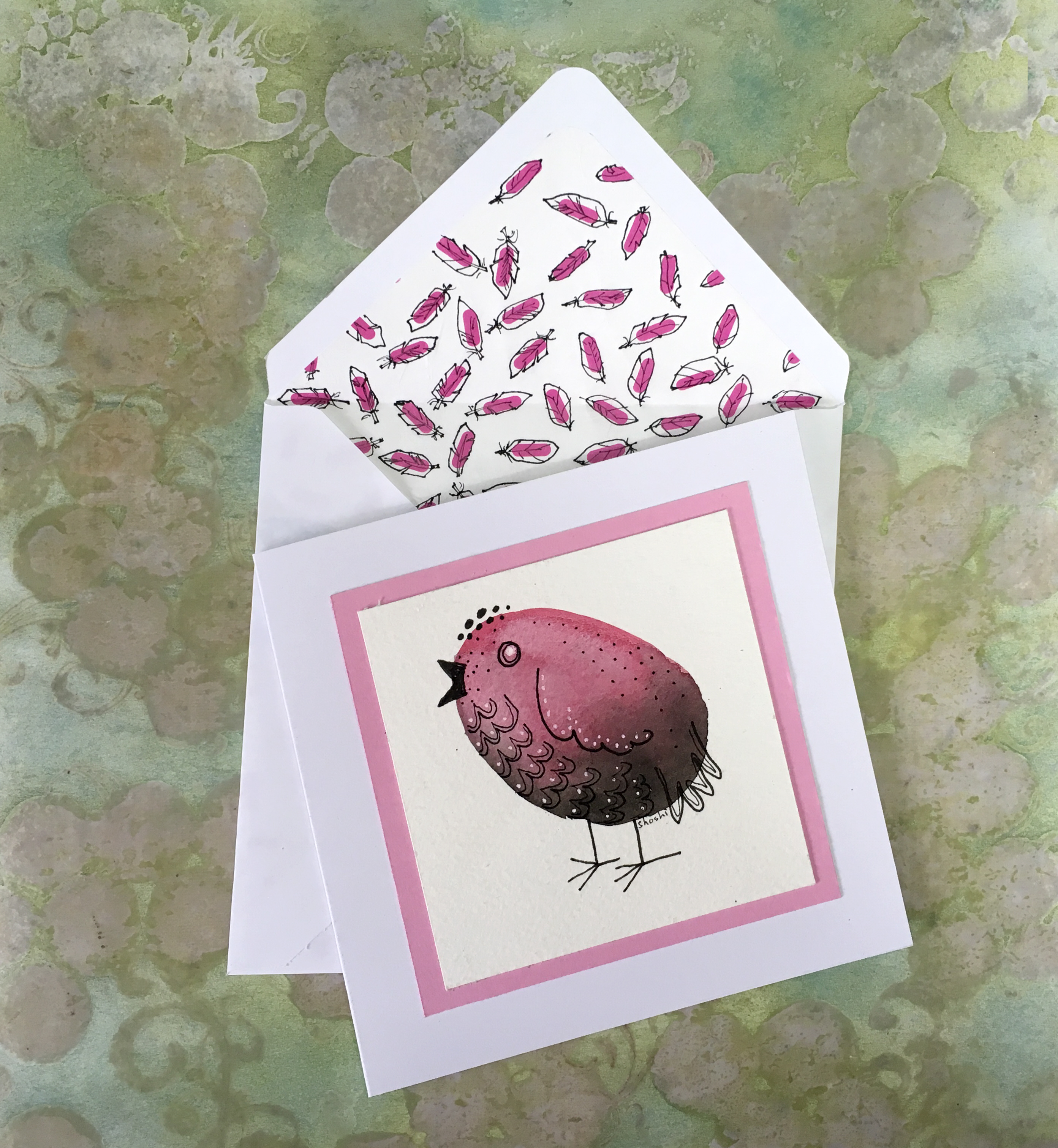 Read more about the article A Doodly Birthday Card and some Teabag Art