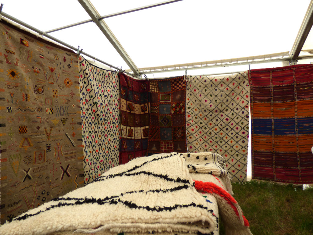 Totnes Show 2019. Woven rugs.