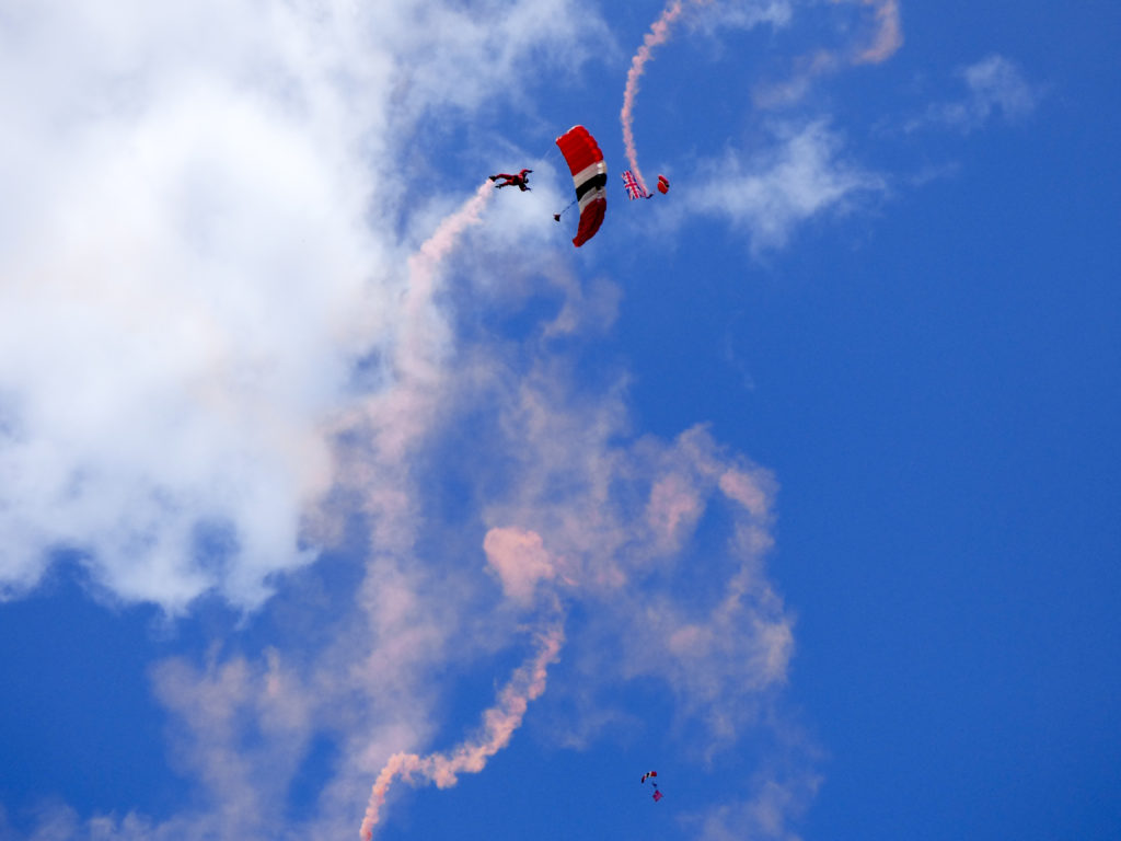 Totnes Show 2019. The Red Devils.