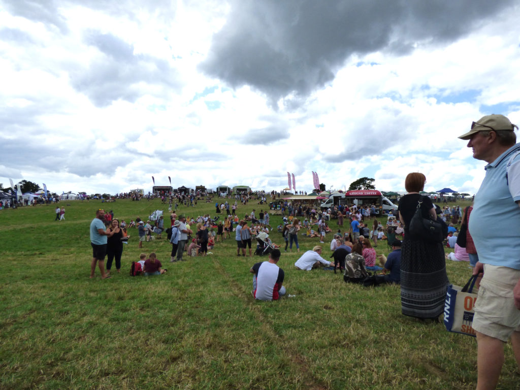 Totnes Show 2019. The show ground.