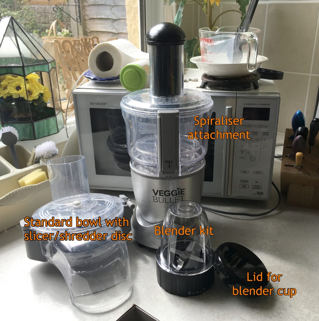 VeggieBullet vegetable processing machine