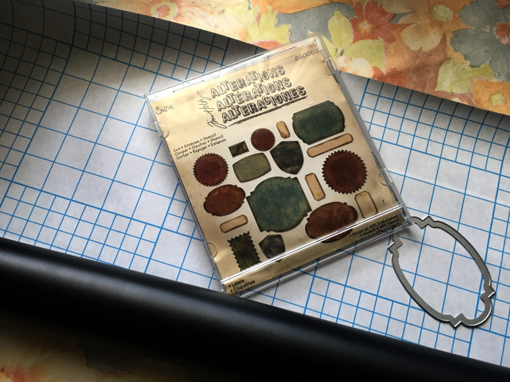 Roll of black self-adhesive paper to make die-cut labels