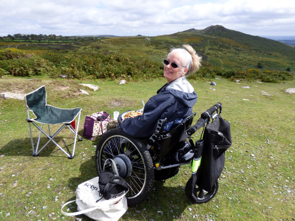 Picnic lunch on Dartmoor