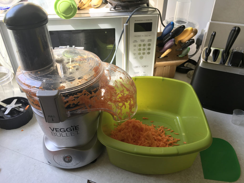 Shredding the carrot