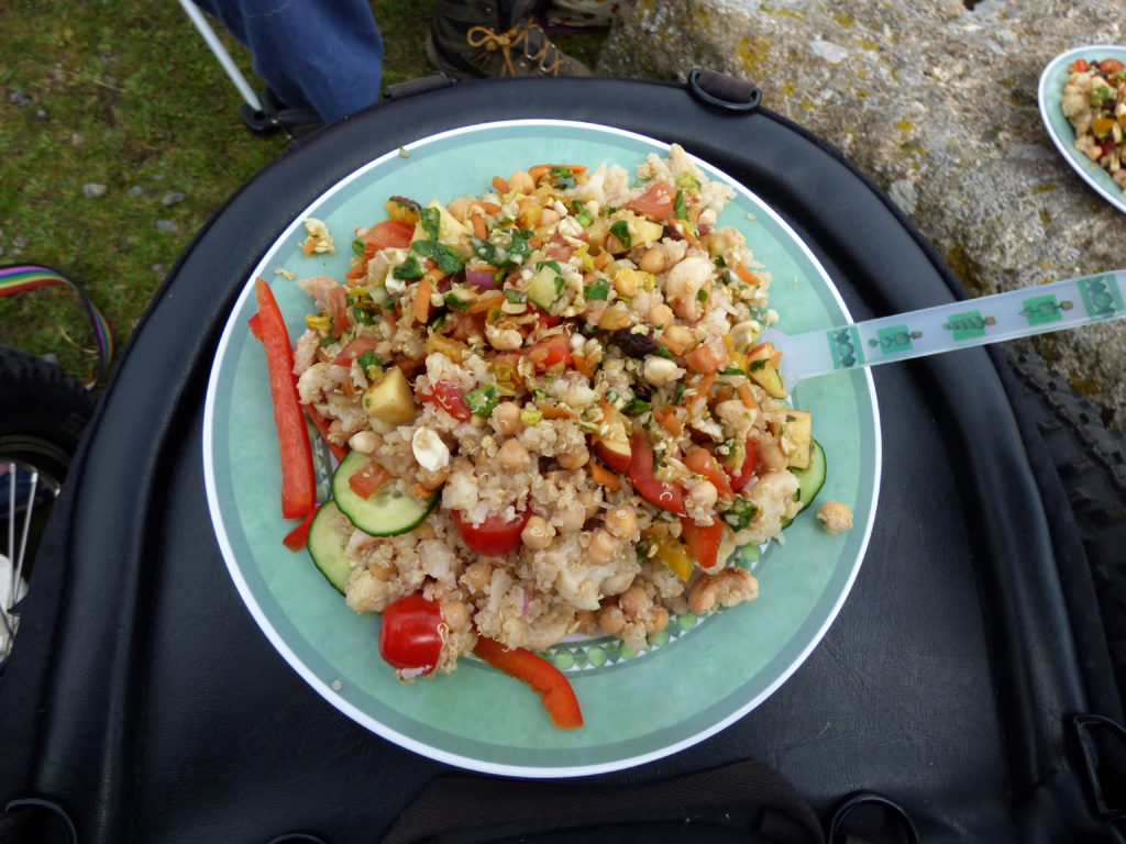 Wholefood salad lunch