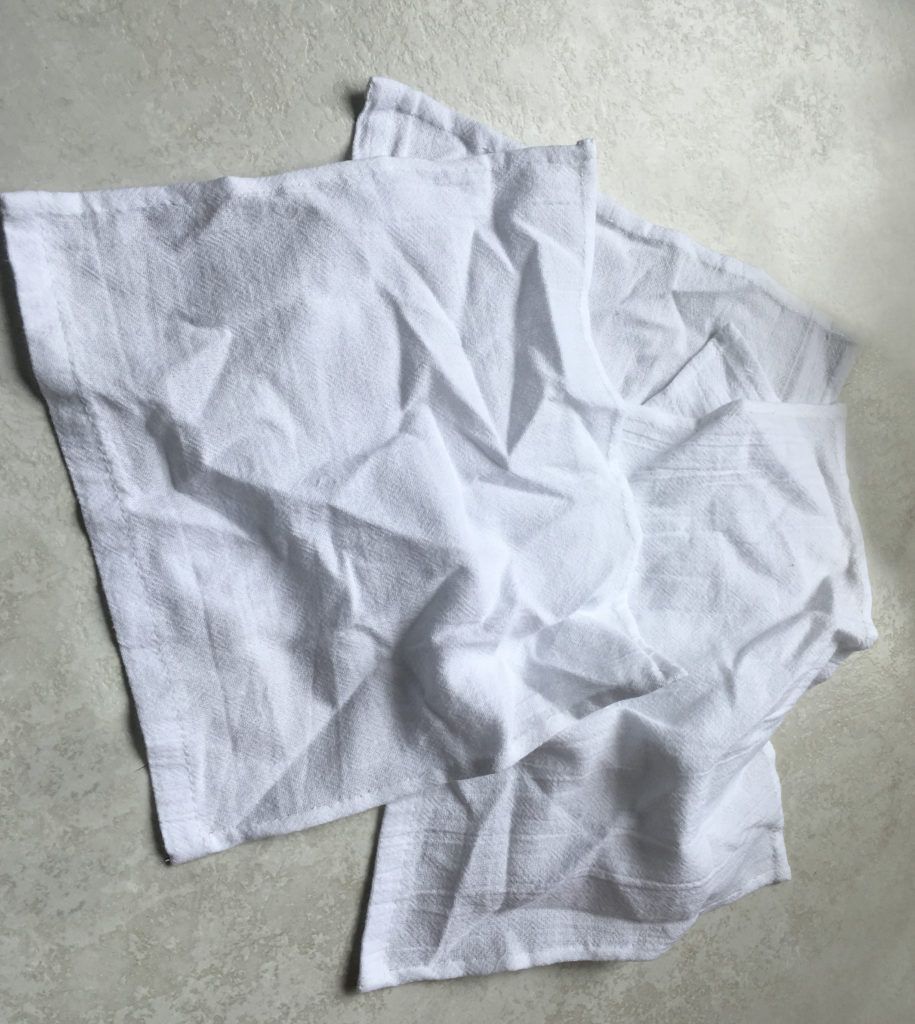 Flour sack wipes