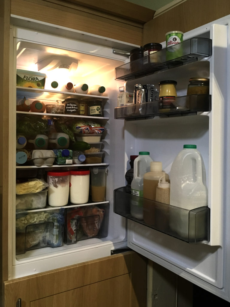 Well-stocked fridge