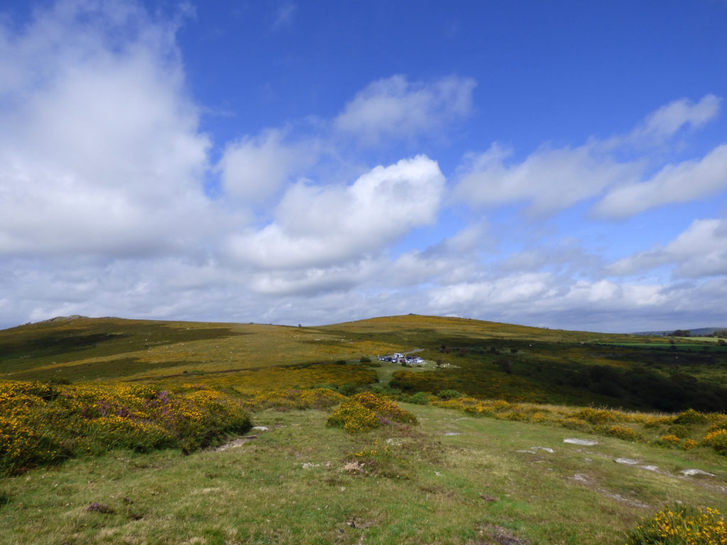 Tors beyond the road