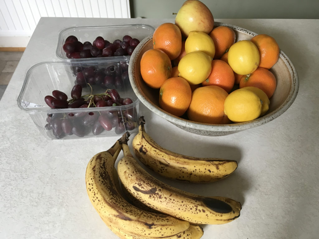 Fruit left over from last week