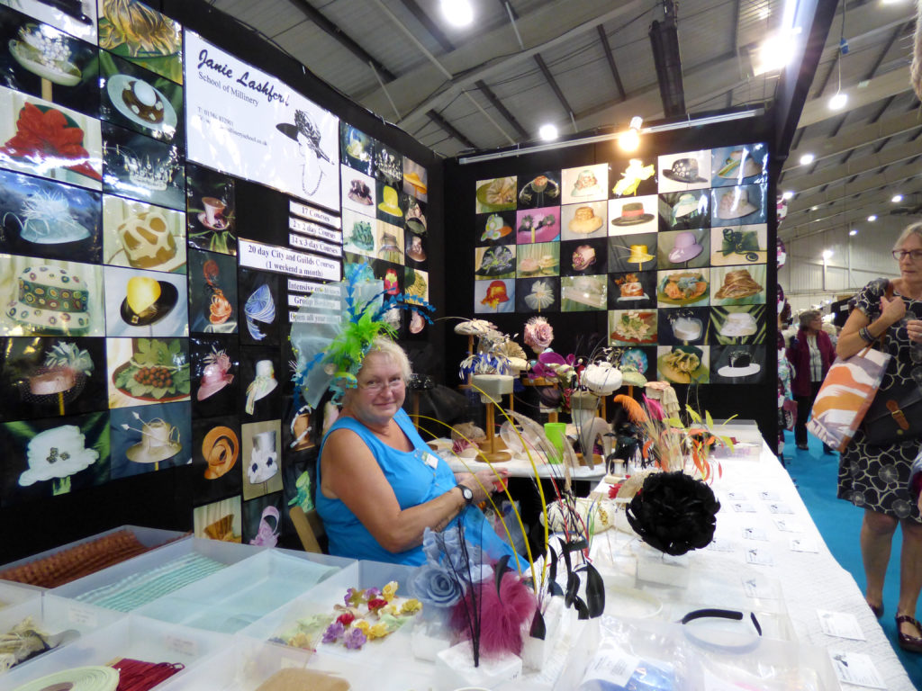 Janie Lashford School of Millinery stand