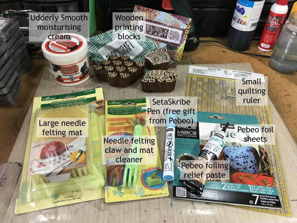 Purchases from Craft Show, 26-9-19