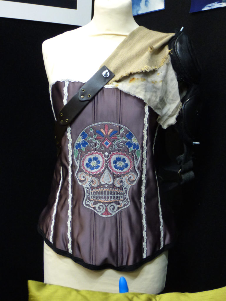 Inventors' Asylum: corset with skull