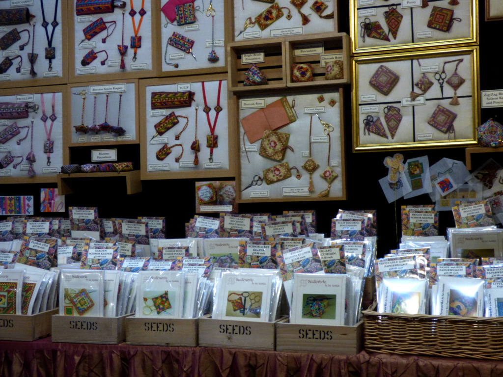 Sue Hawkins Needleworks stand