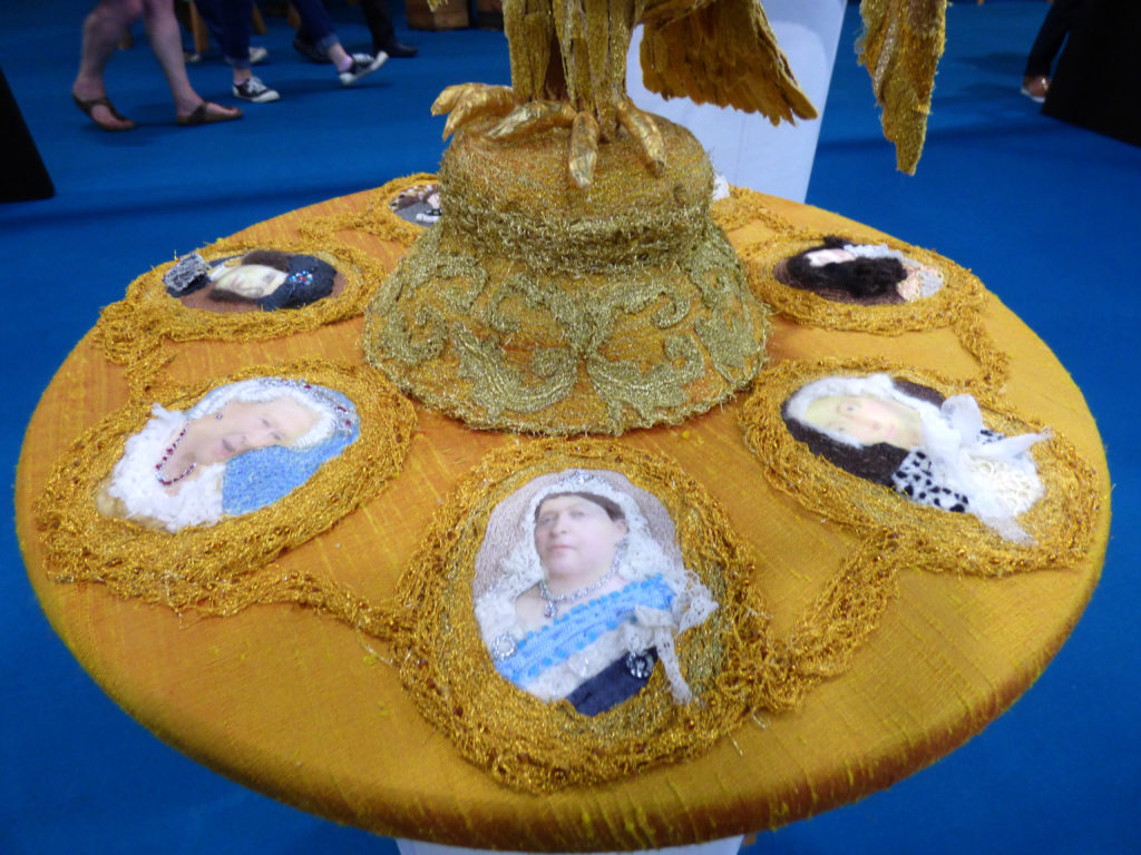 English kings and queens embroidery: Queen Victoria