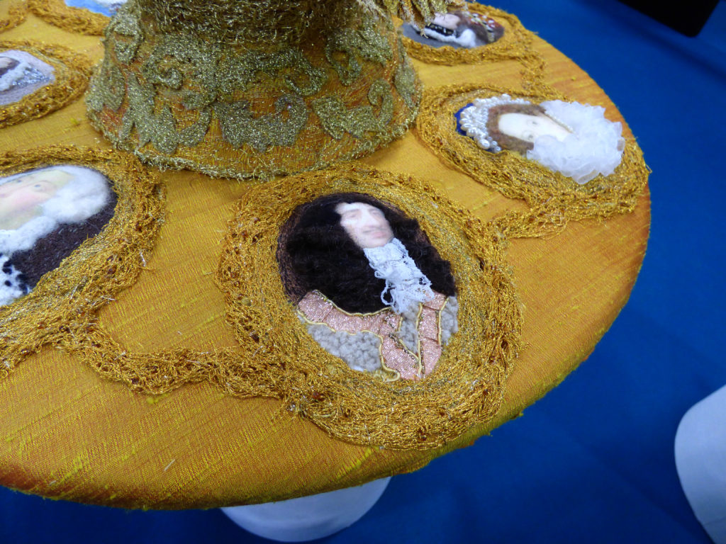 English kings and queens embroidery: Charles II