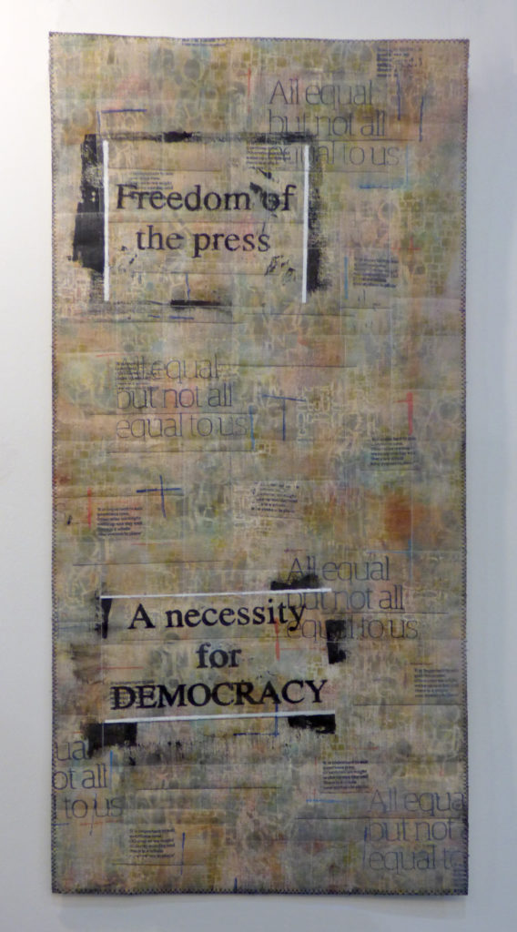"Freedom of the Press" quilt