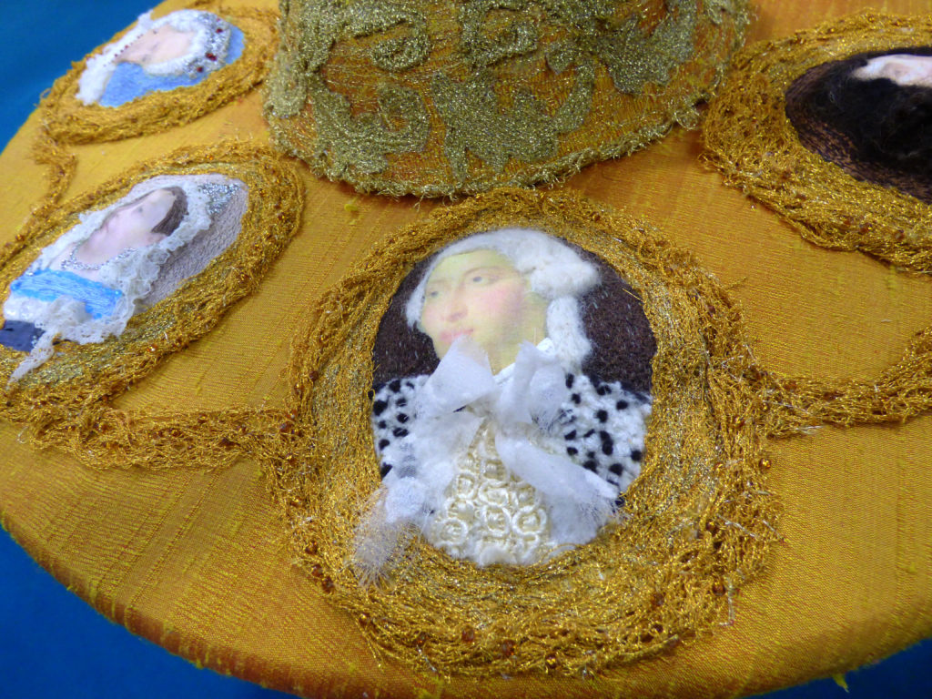 English kings and queens embroidery: George III
