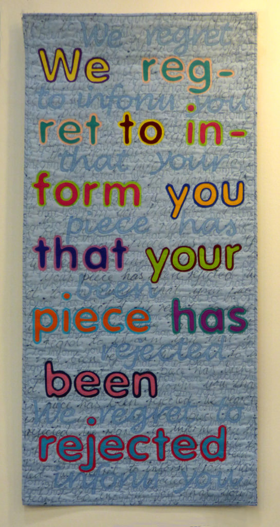 "Rejected Again" quilt