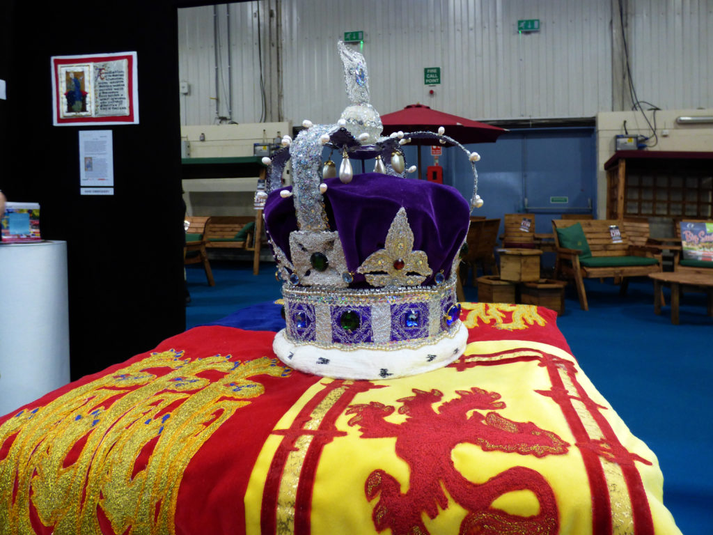 Royal crown embroidery