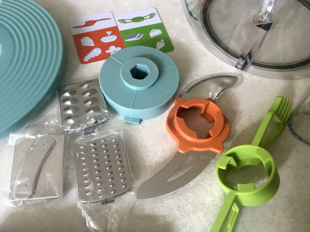 Unboxing new food processor - accessories