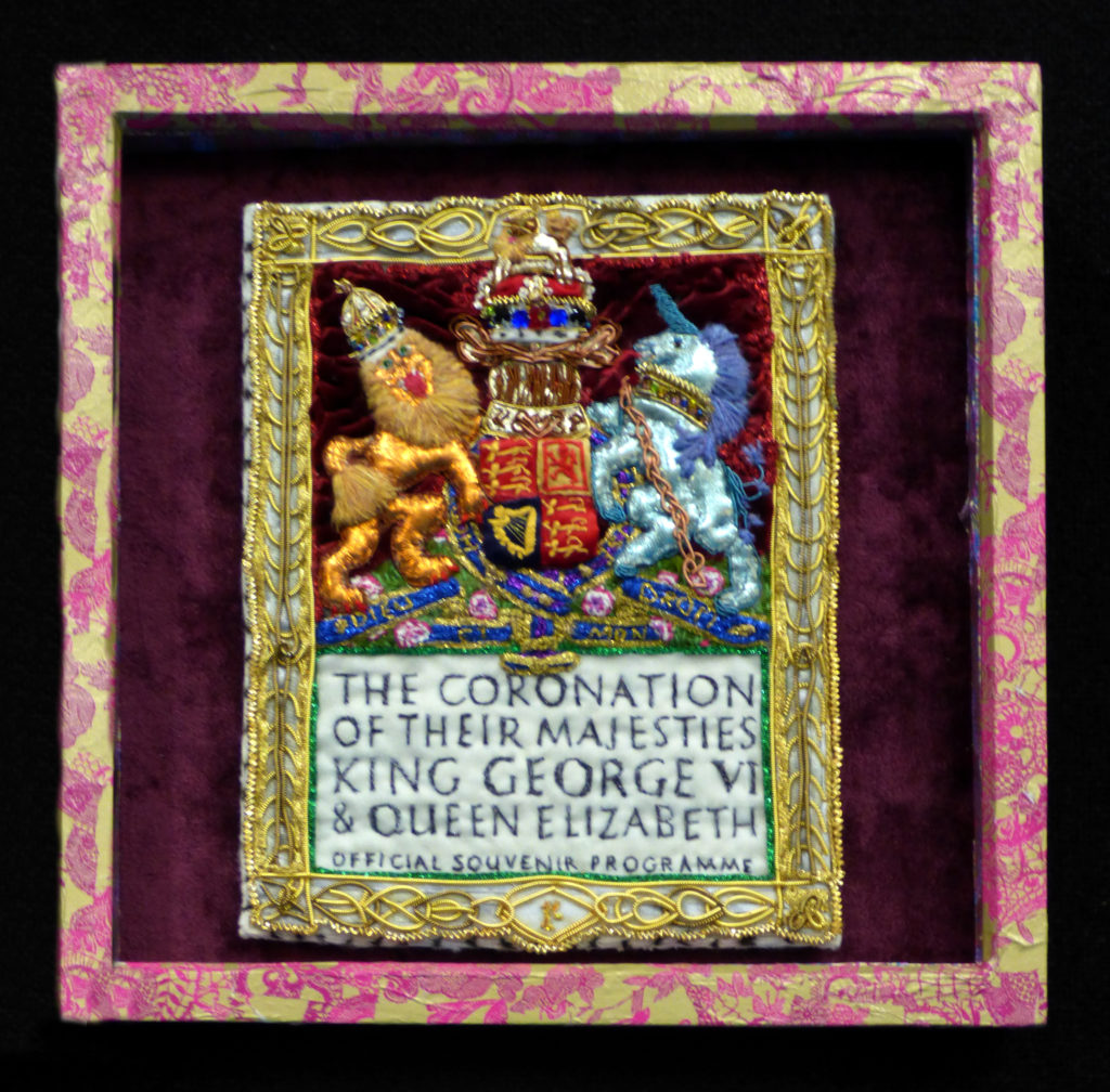 Royal Souvenir: Coronation of George VI embroidery