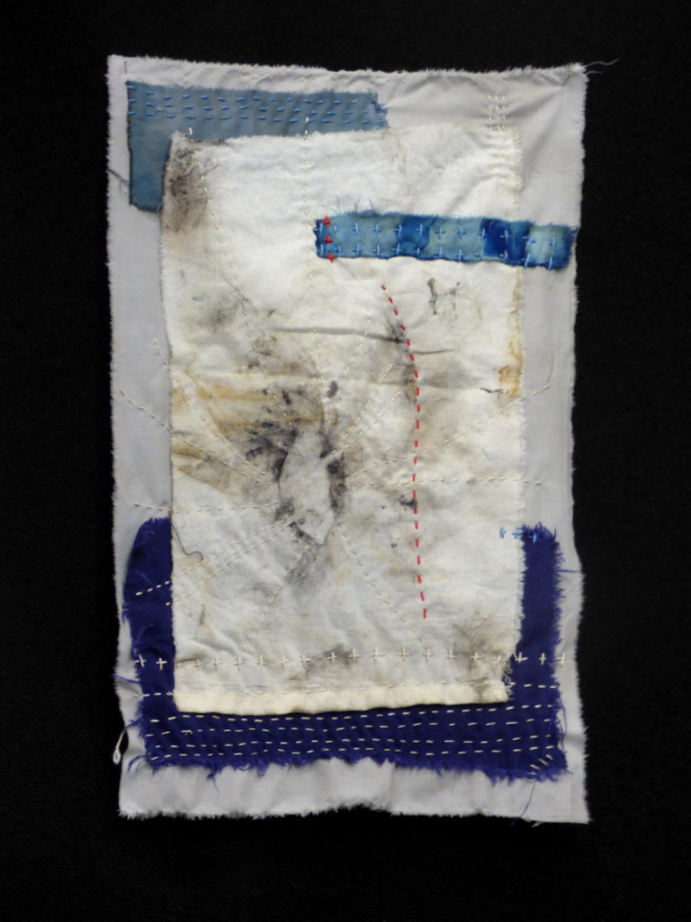 Inventors' Asylum: Rusted and embroidered fabrics