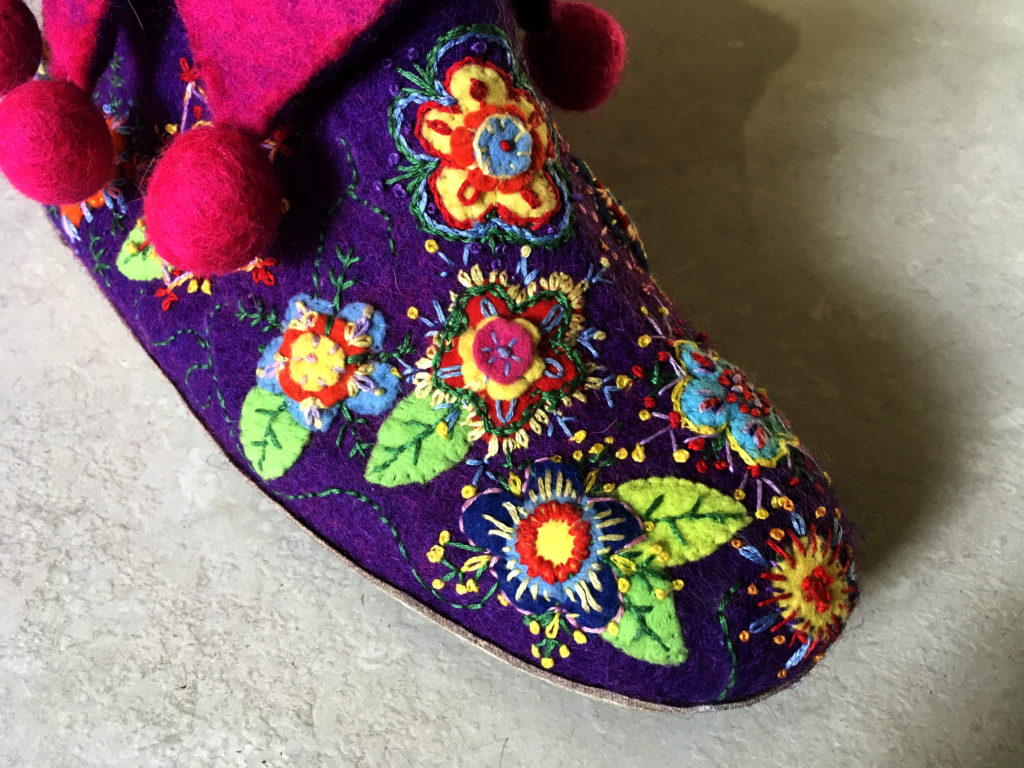 First slipper, main part complete