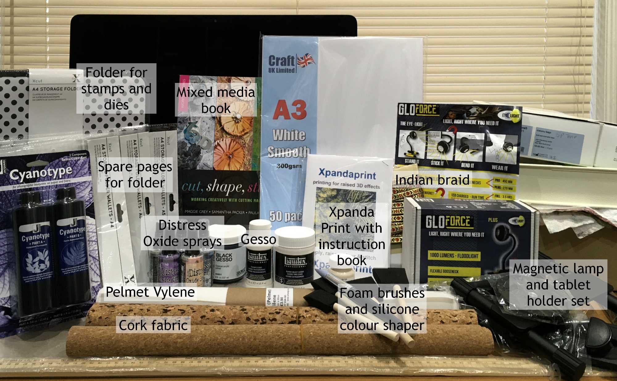 Read more about the article WOYWW 559 Craft Show, New Stash and Gesso