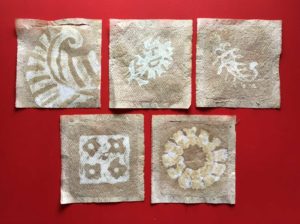 Read more about the article WOYWW 563 Bleaching Teabags Again, and Knitted Bunting