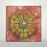 08 Pink and Yellow Spiral Mandala 10-4-20