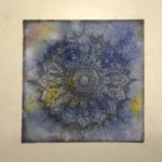 09 Blue and Yellow Fleur de Lys Mandala 10-4-20