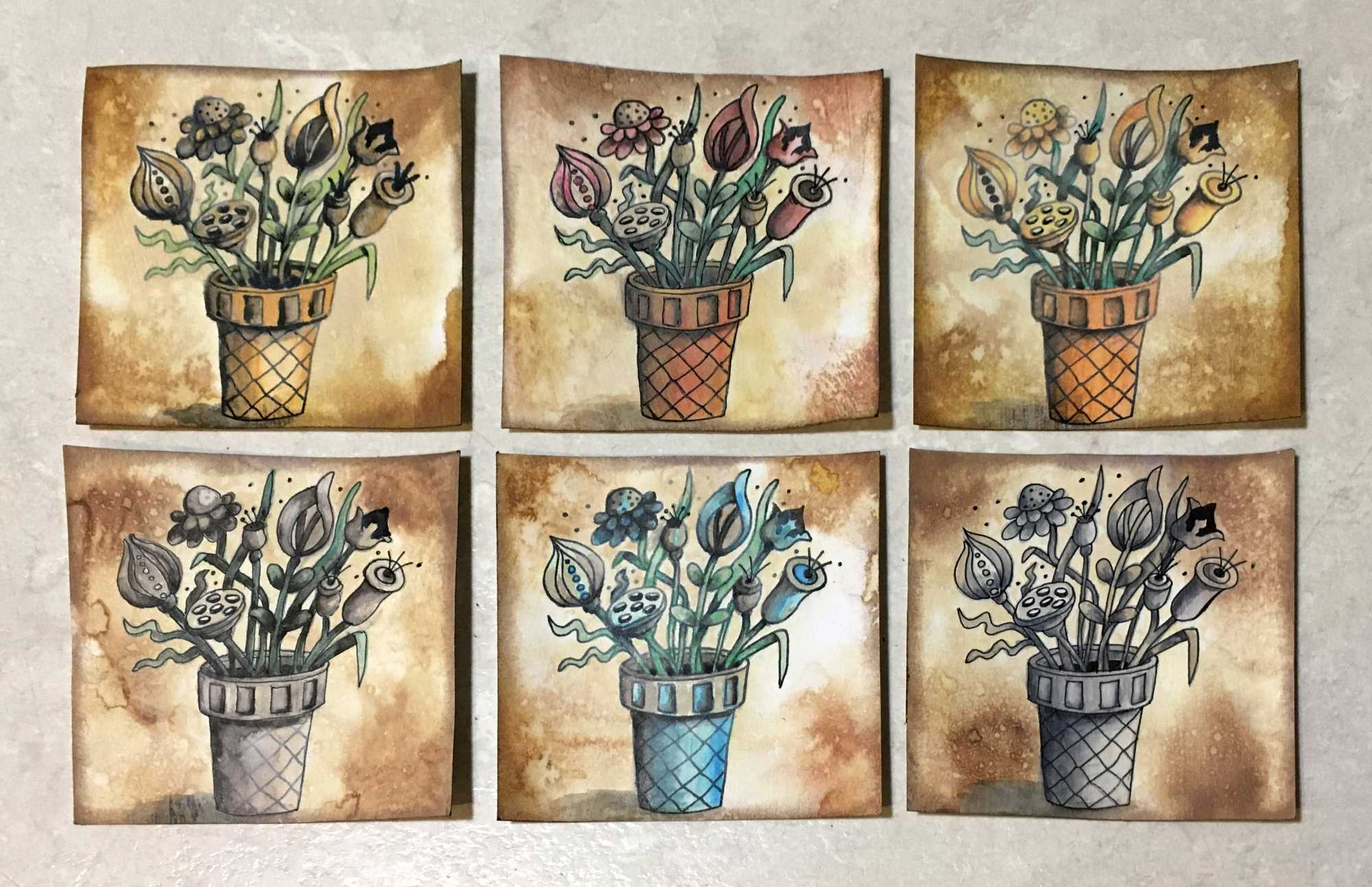 Read more about the article WOYWW 568 New Florabunda Drawings