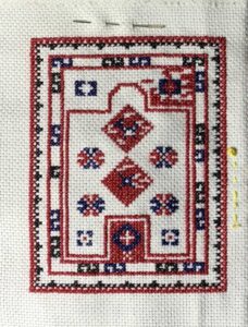 Read more about the article WOYWW 597 Tiny Carpet Progress, a New Tunic, and Feline Computer Skills