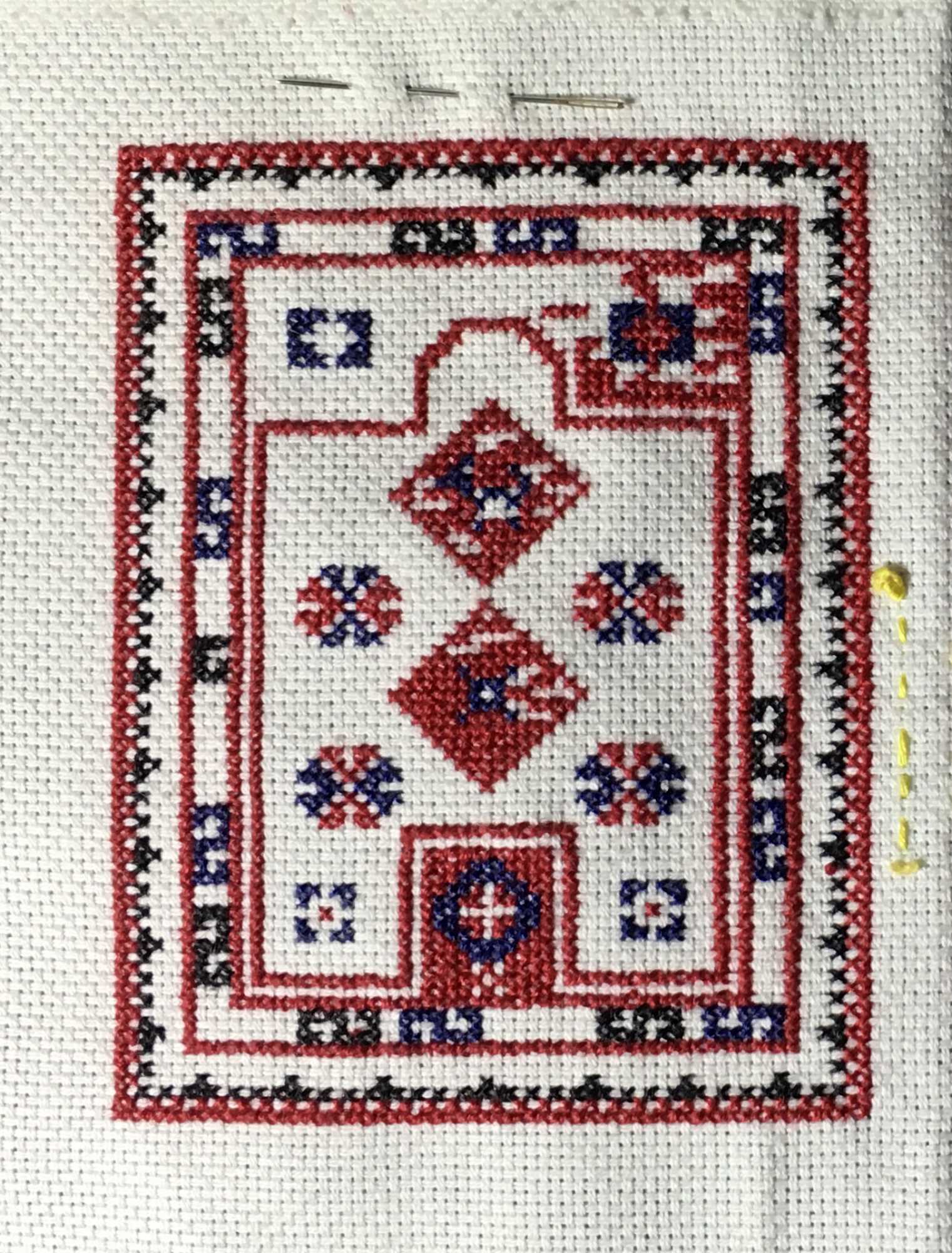 Read more about the article WOYWW 597 Tiny Carpet Progress, a New Tunic, and Feline Computer Skills