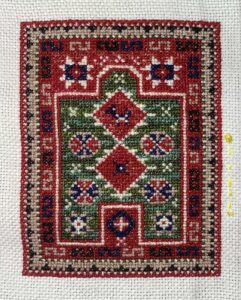 Read more about the article WOYWW 598 Giveaway, Tiny Carpet #6 Complete, Kitty History and New Glasses