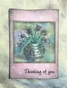 Read more about the article WOYWW 630 A Bit More Tidying, A Quick Card, Laptop Brain Transplant and Soon to be Lumpless Shoshi