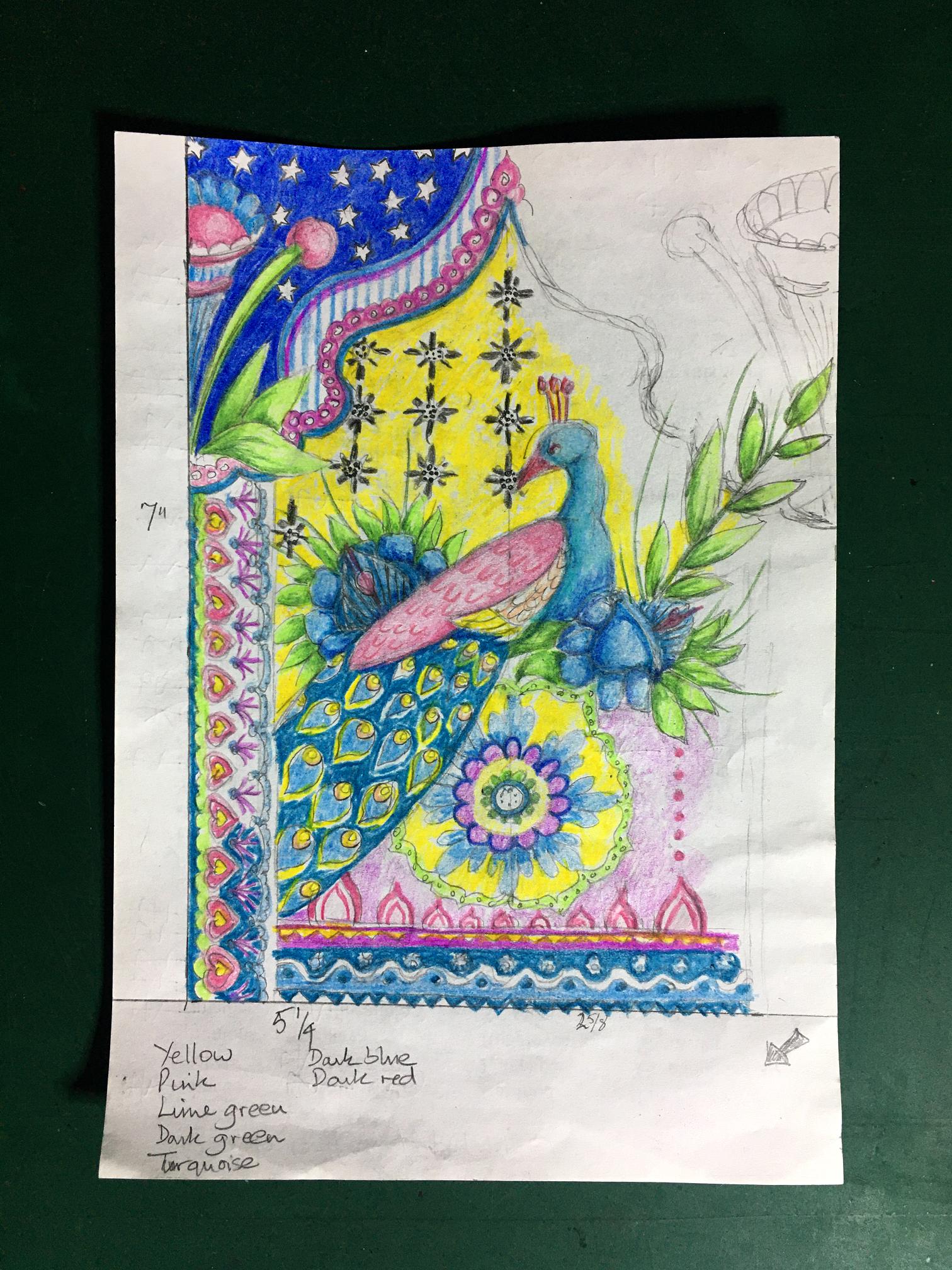 Read more about the article WOYWW 632 Pakistani Art, More New Stash, Falafels at Last, and Mrs. Lopsided from Devizes