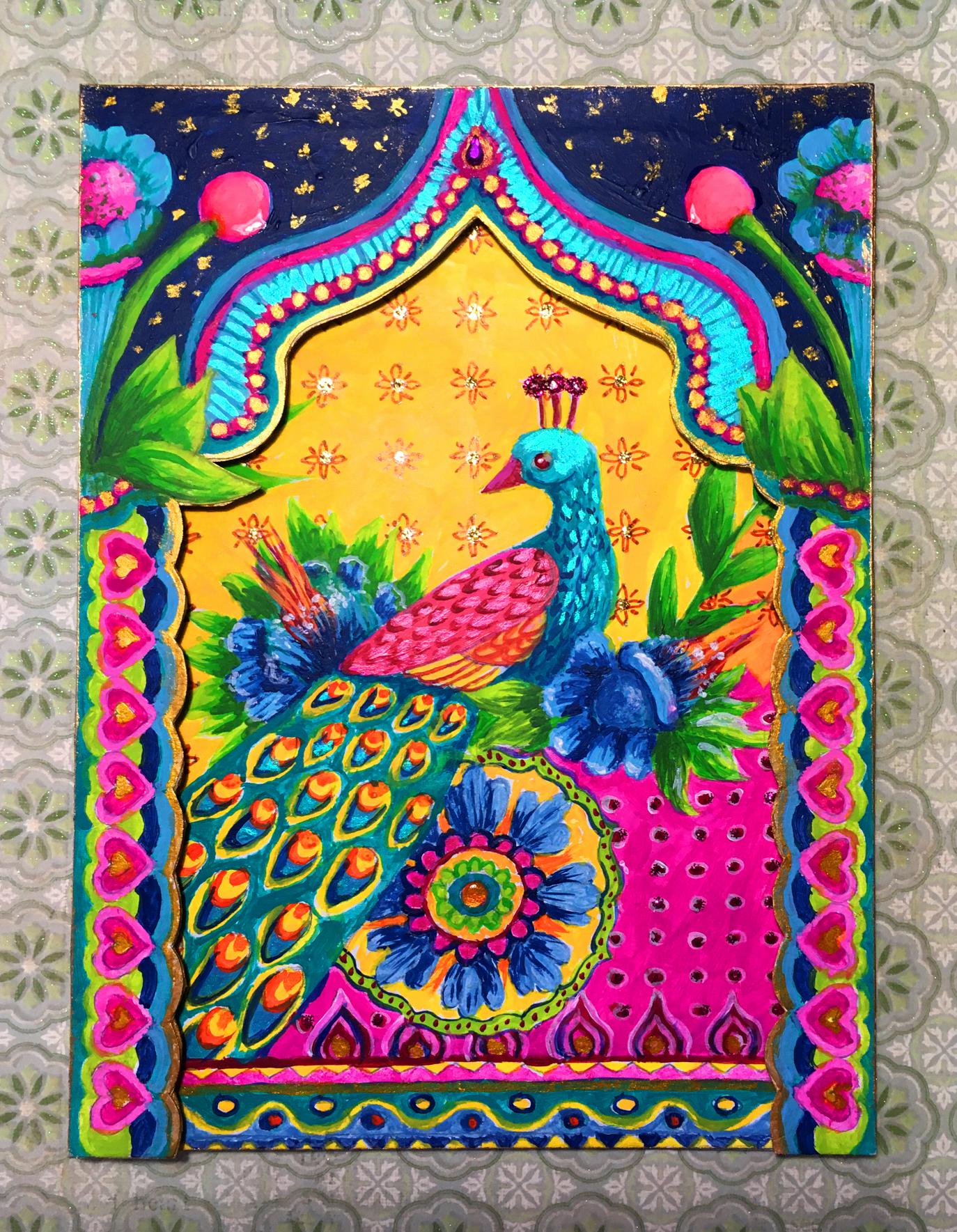 Pakistani Art Style Thank You Card - Shoshiplatypus