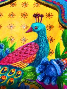Read more about the article WOYWW 633 Pakistani Art Completed, Messy Studio Again, Butterfly Mock-Ups and Kitties that Don’t Like Cat Mint
