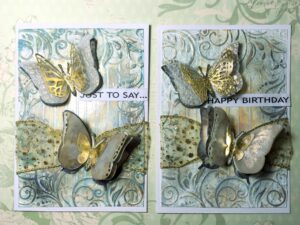Read more about the article Embossed Butterfly Cards – Part 2
