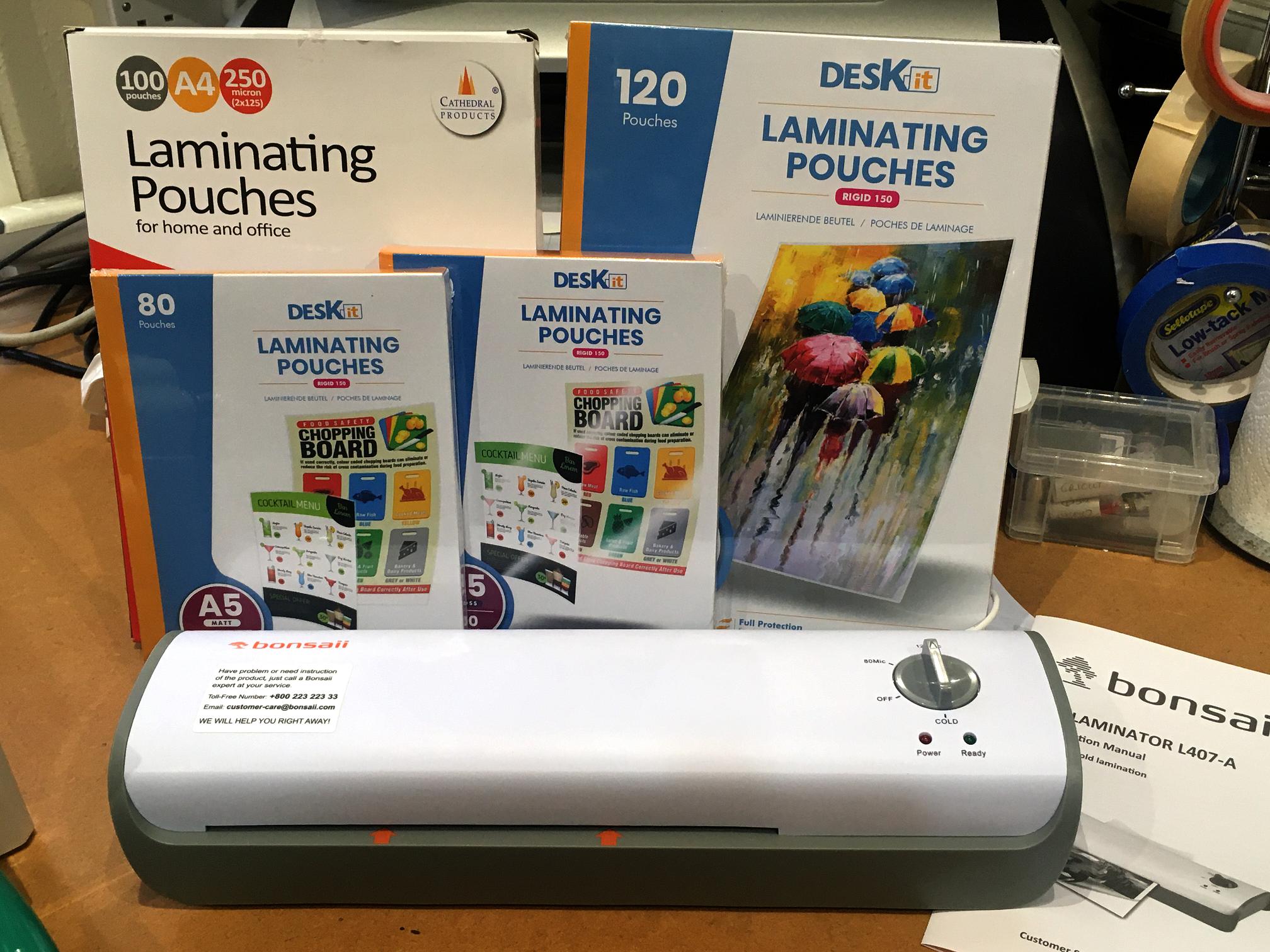 You are currently viewing WOYWW 637 Laminating, Divided we Stand, Raining and Pouring, Kitties in Motion and No Chemo for Shoshi