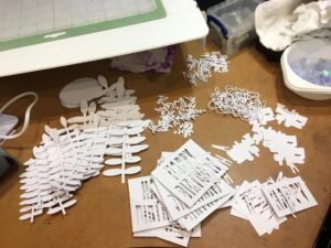 Read more about the article WOYWW 642 Stamp Storage, Cutting, Cuddly Kitties and Shoshi Gets Boned Up