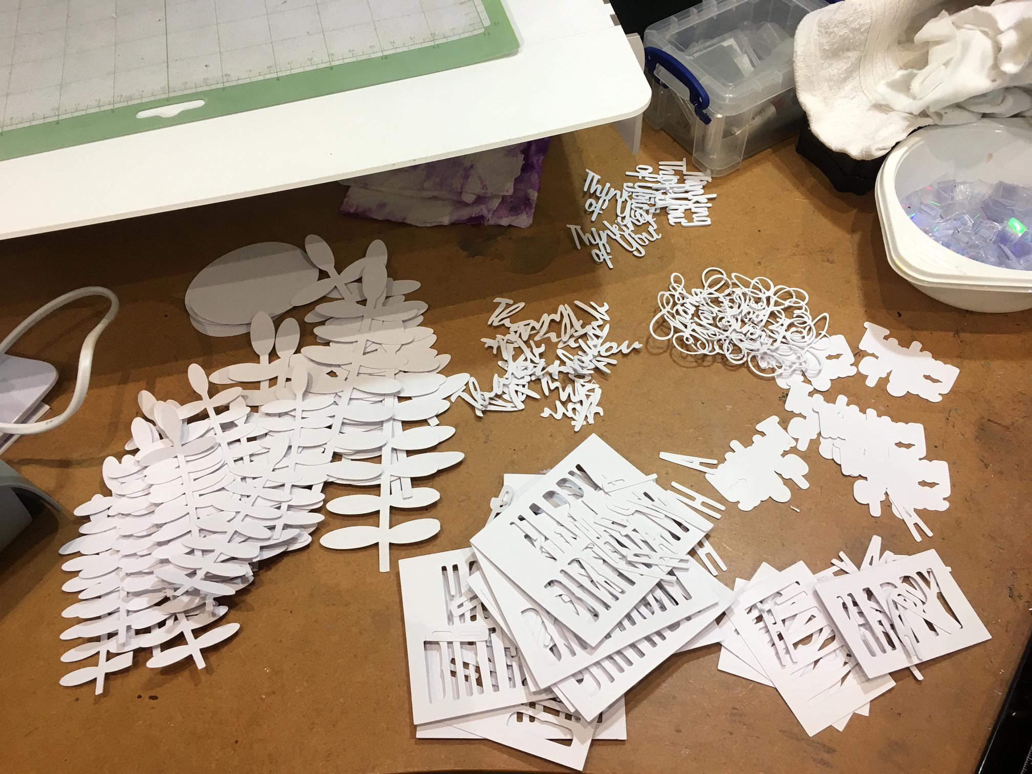 Read more about the article WOYWW 642 Stamp Storage, Cutting, Cuddly Kitties and Shoshi Gets Boned Up