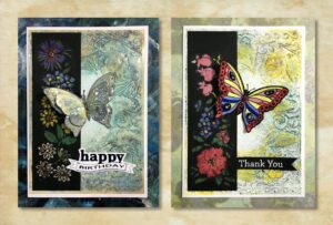 Read more about the article A Sticky Mat, and Butterfly Cards with Laminated Napkins
